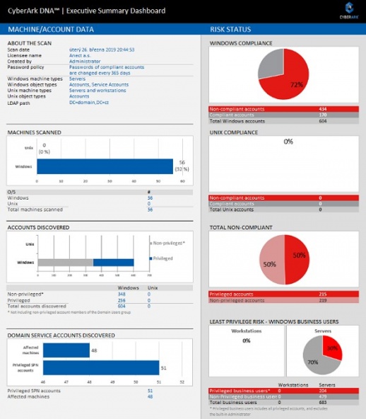 CyberArk DNA Summary